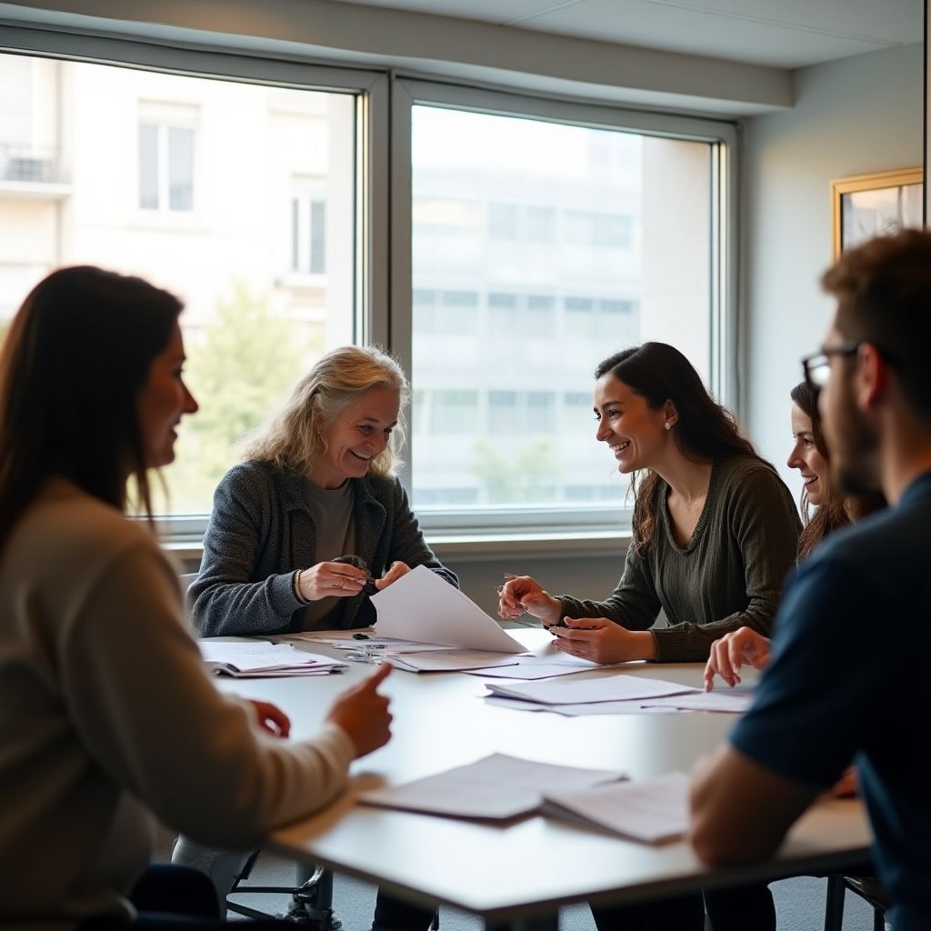 Team performance coaching session